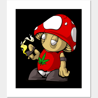 Fungus smoker weed Posters and Art